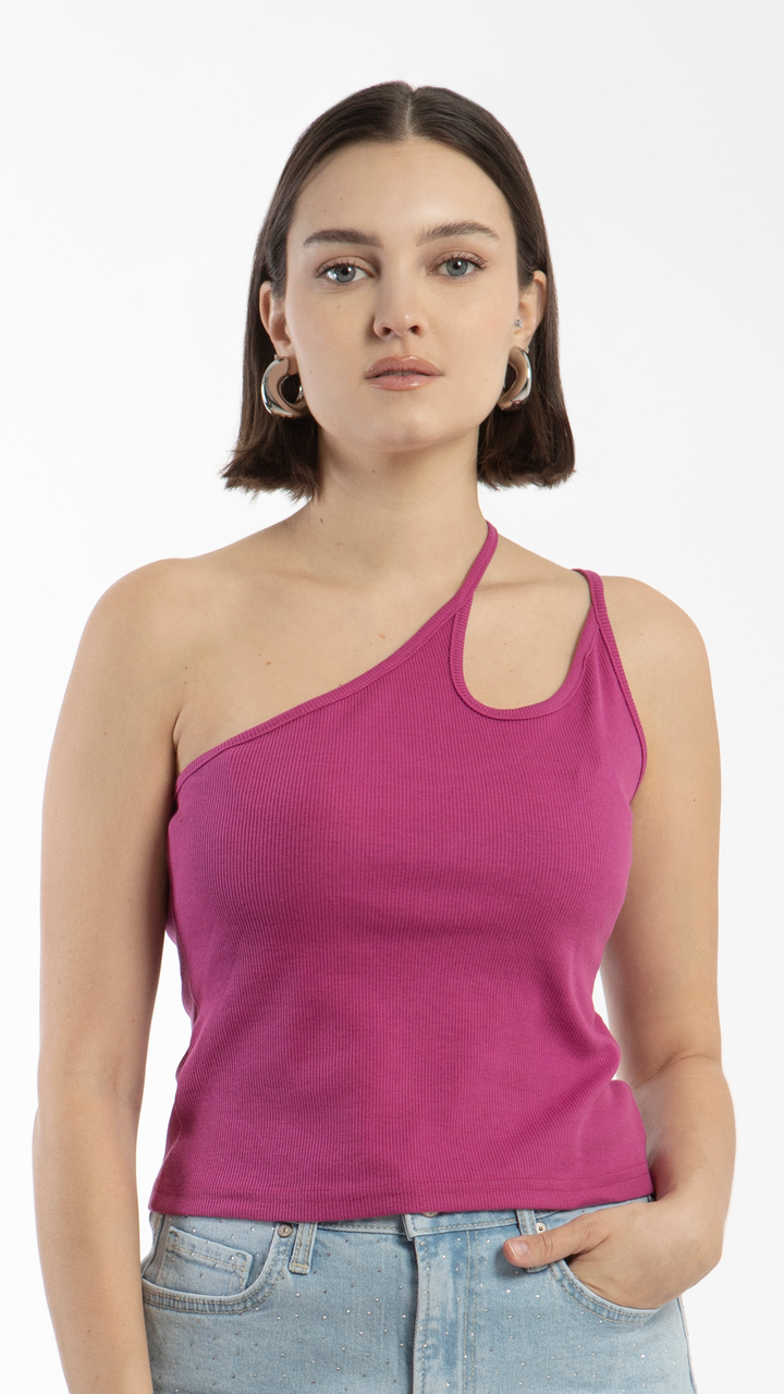 Blusa Asimétrica Para Mujer B Basic BB0204