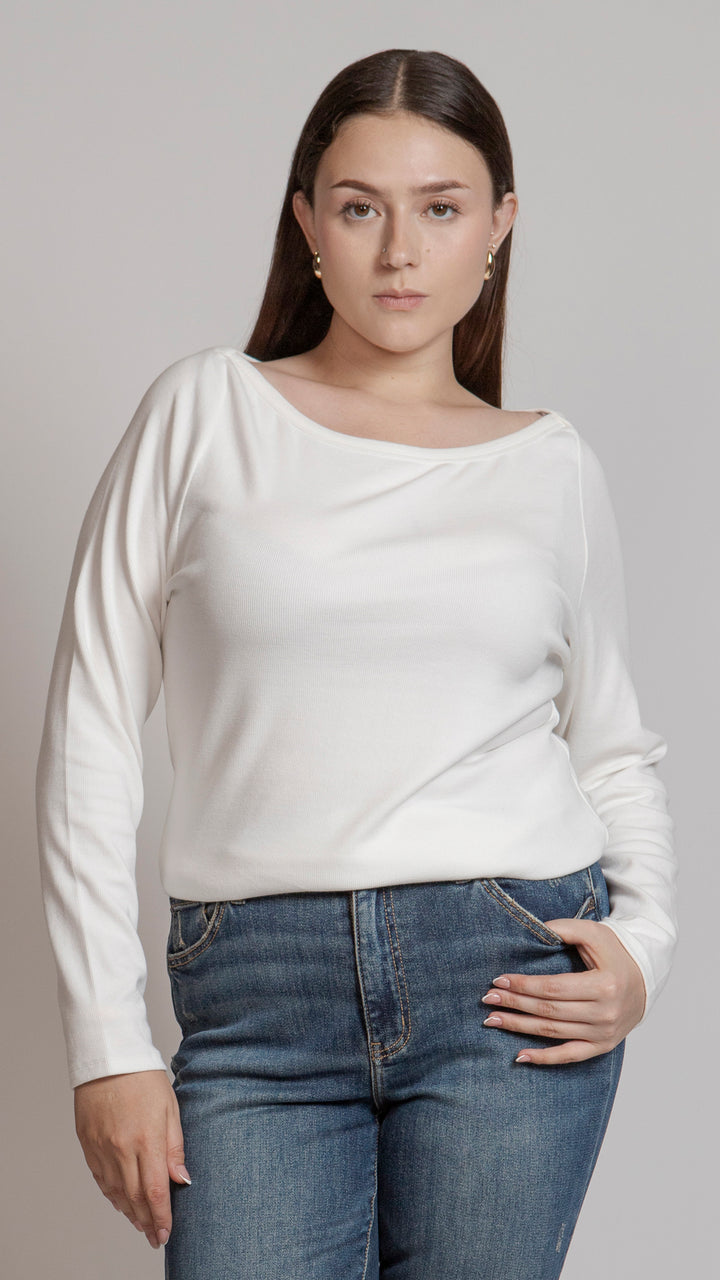 Blusa Manga Larga Curvy B Basic BB0278