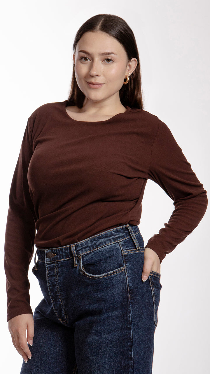 blusa-manga-larga-curvy-bb0279-cafe-lateral