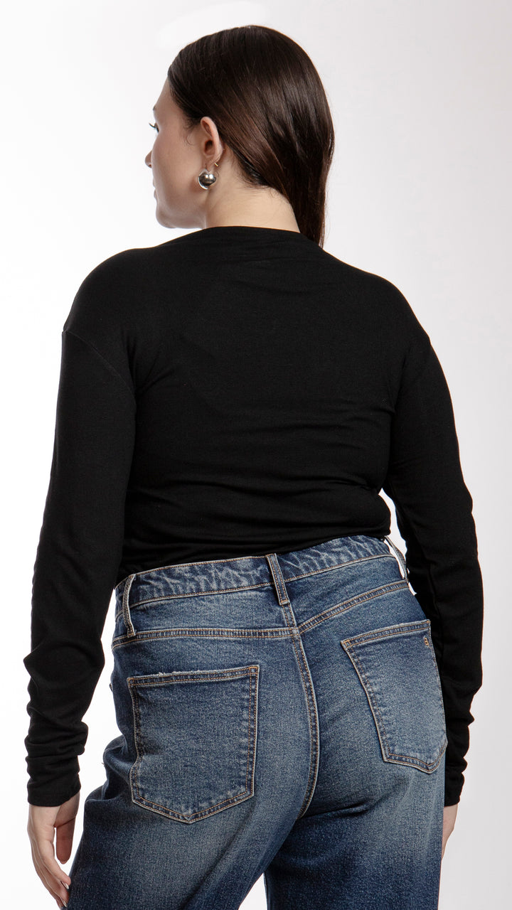 Blusa Manga Larga Curvy B Basic BB0284