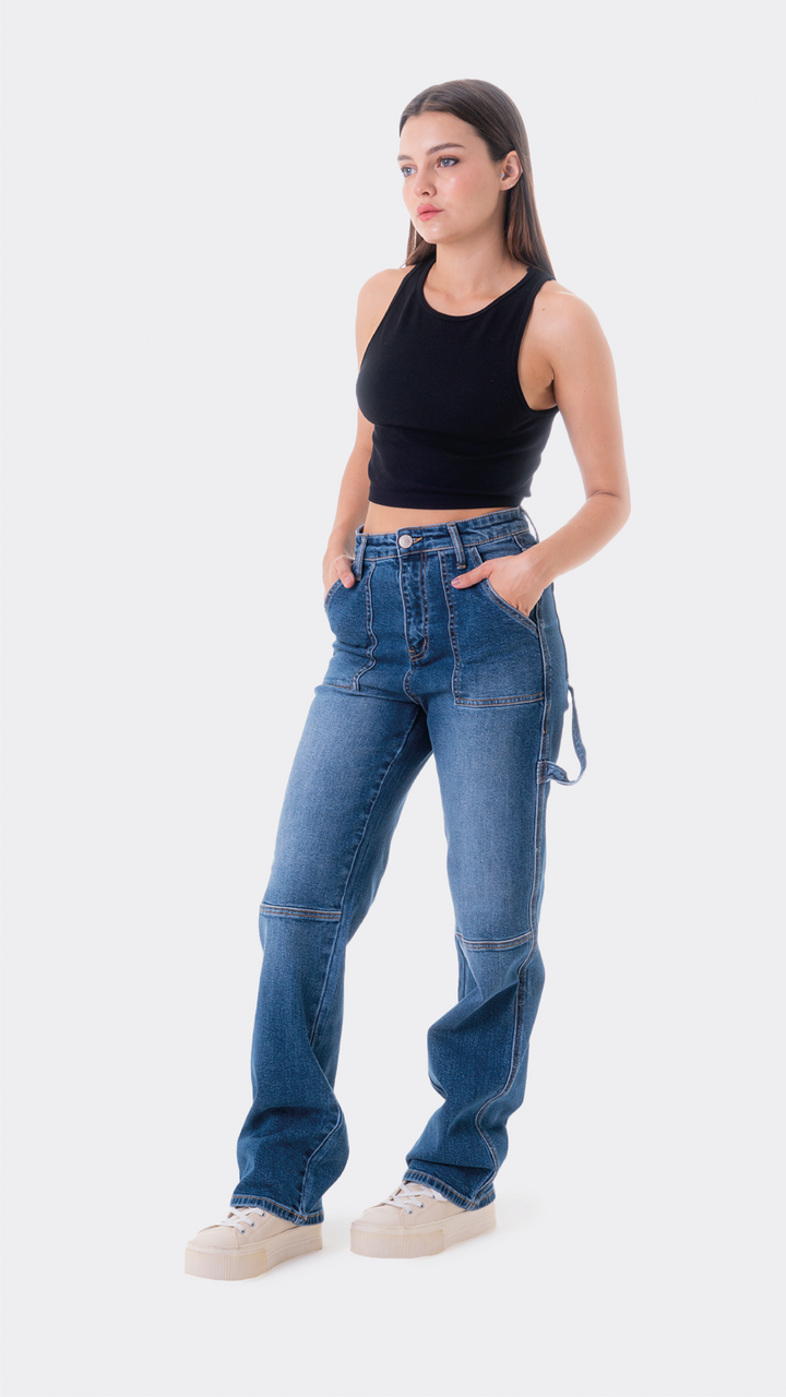 Pantalón Wide Leg Mujer Balam BL6523