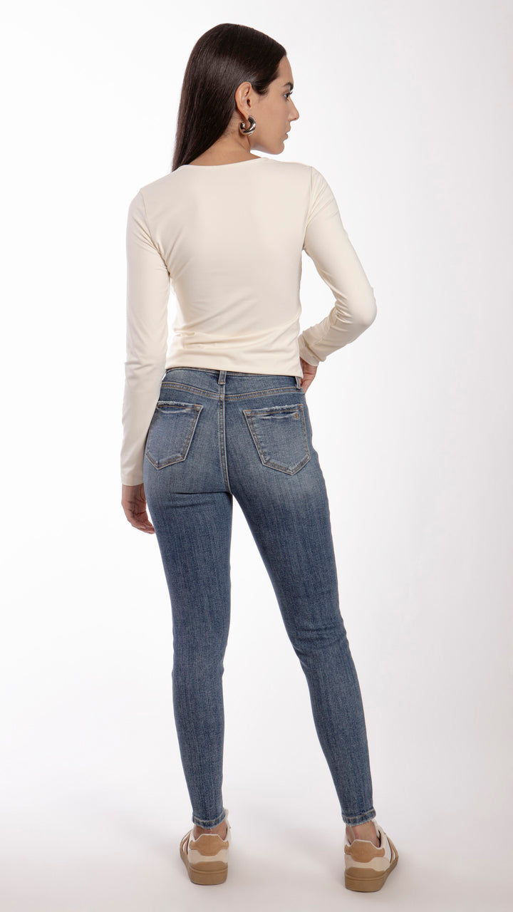 Pantalón High Rise Skinny Mujer Balam BL7167