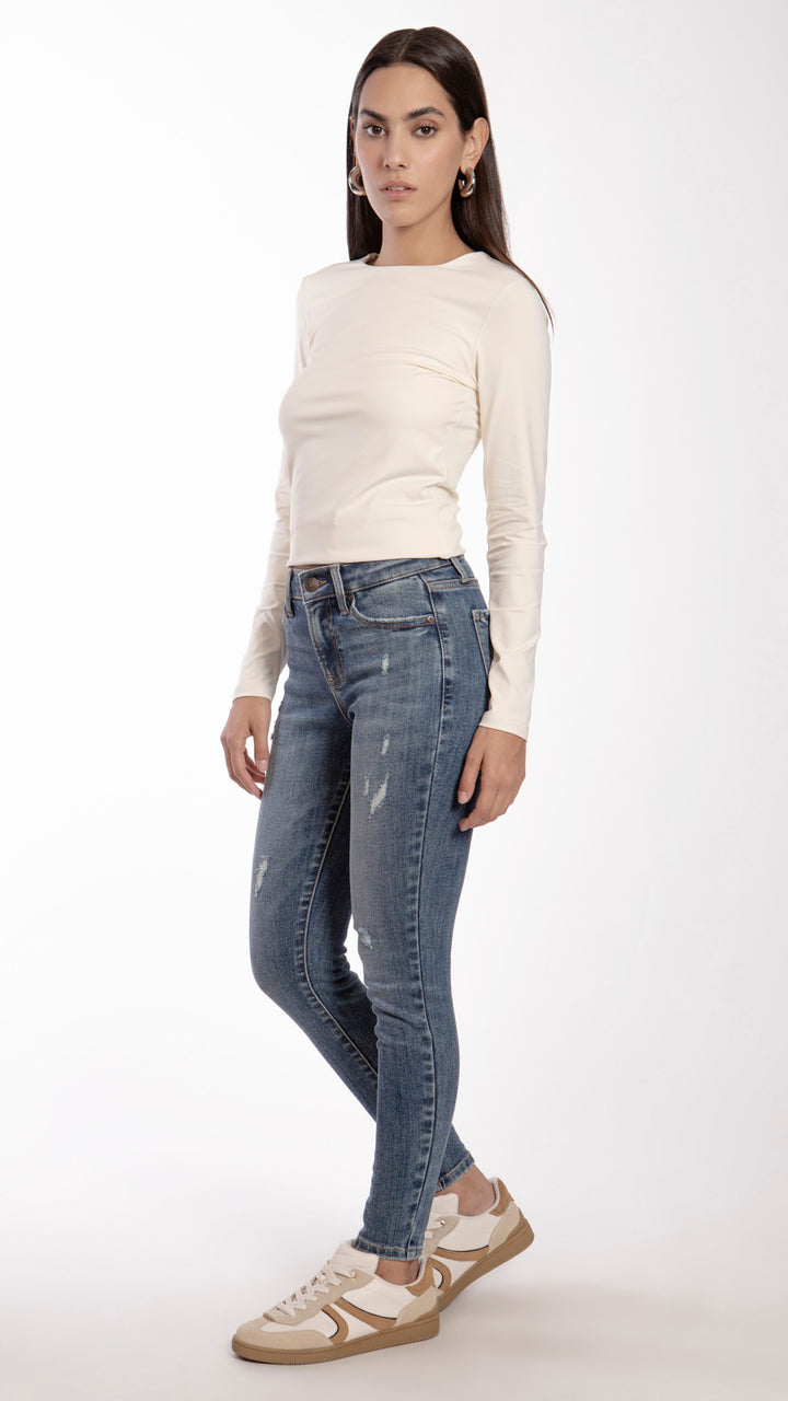 Pantalón High Rise Skinny Mujer Balam BL7167