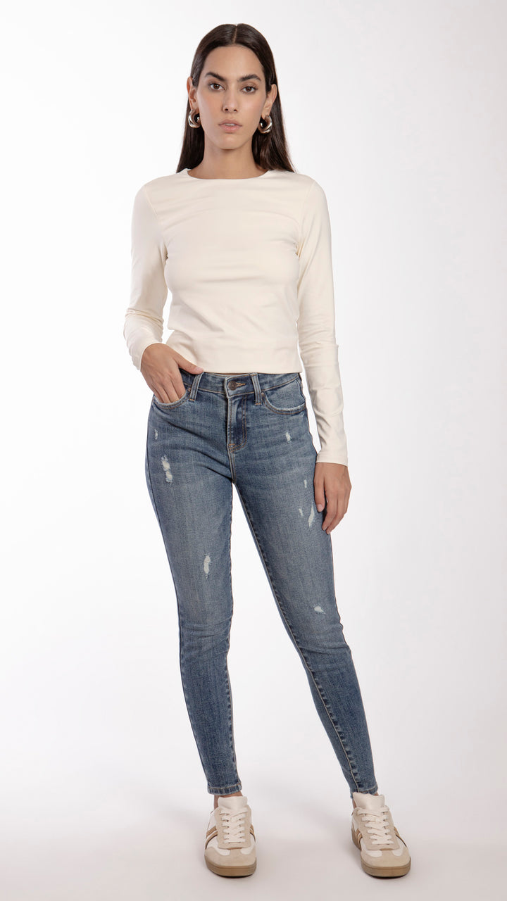 Pantalón High Rise Skinny Mujer Balam BL7167