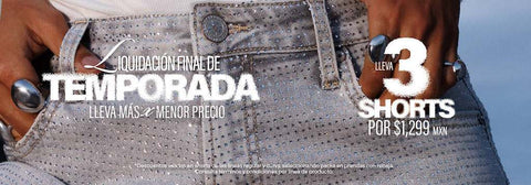 3 Shorts para Mujer por $849 | Envío Gratis