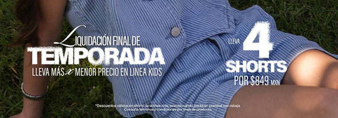 4 Shorts para Niña por $849 | Envío Gratis