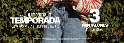 3 jeans para tu niña: $999 con envío gratis