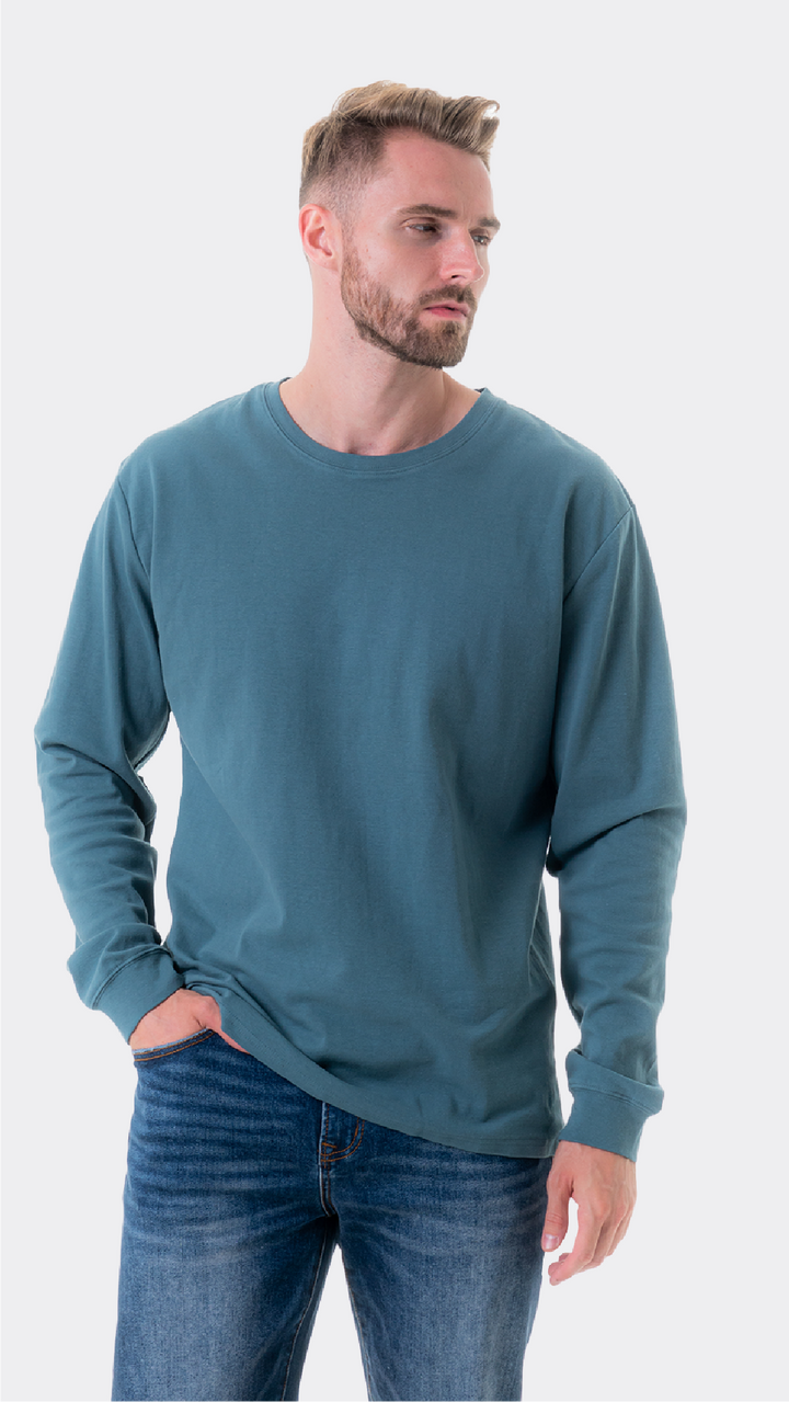 Playera Manga Larga Para Hombre B Basic BB0052