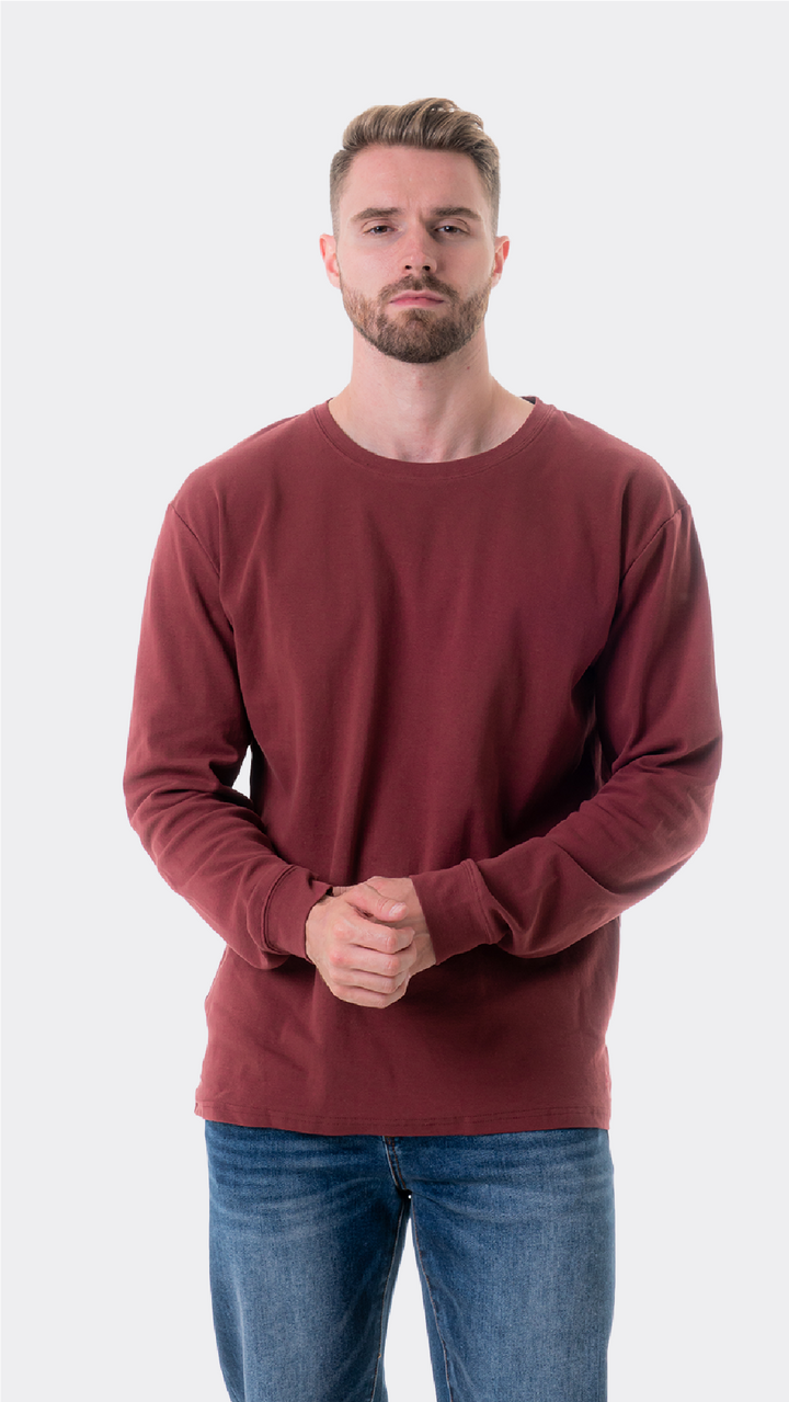 Playera Manga Larga Para Hombre B Basic BB0052