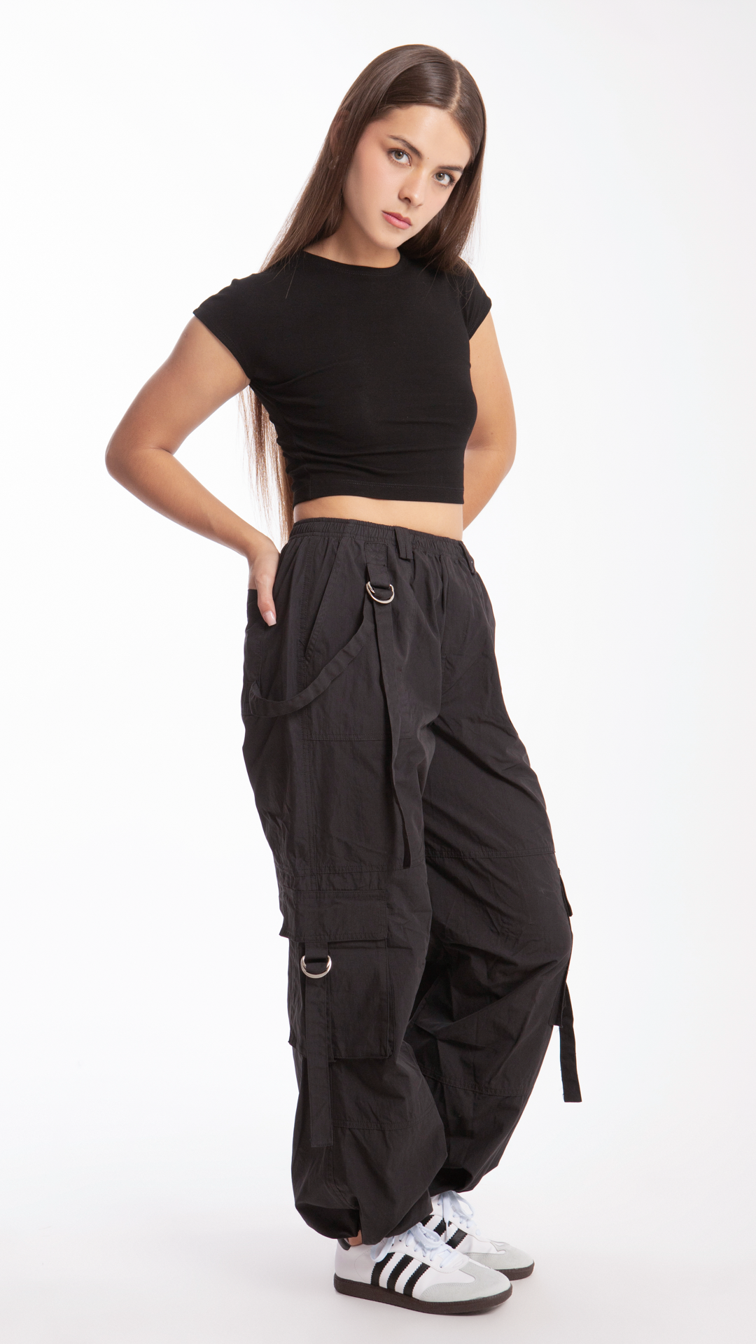 Pantalón Parachute Para Mujer B Basic BB0132