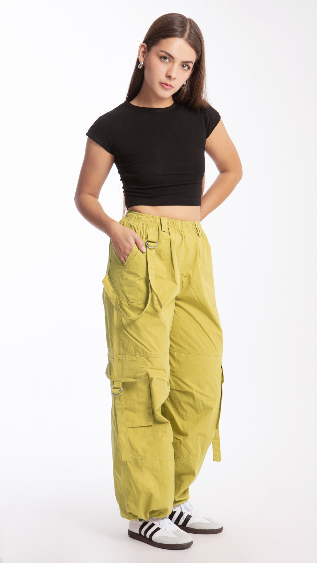 Pantalón Parachute Para Mujer B Basic BB0132