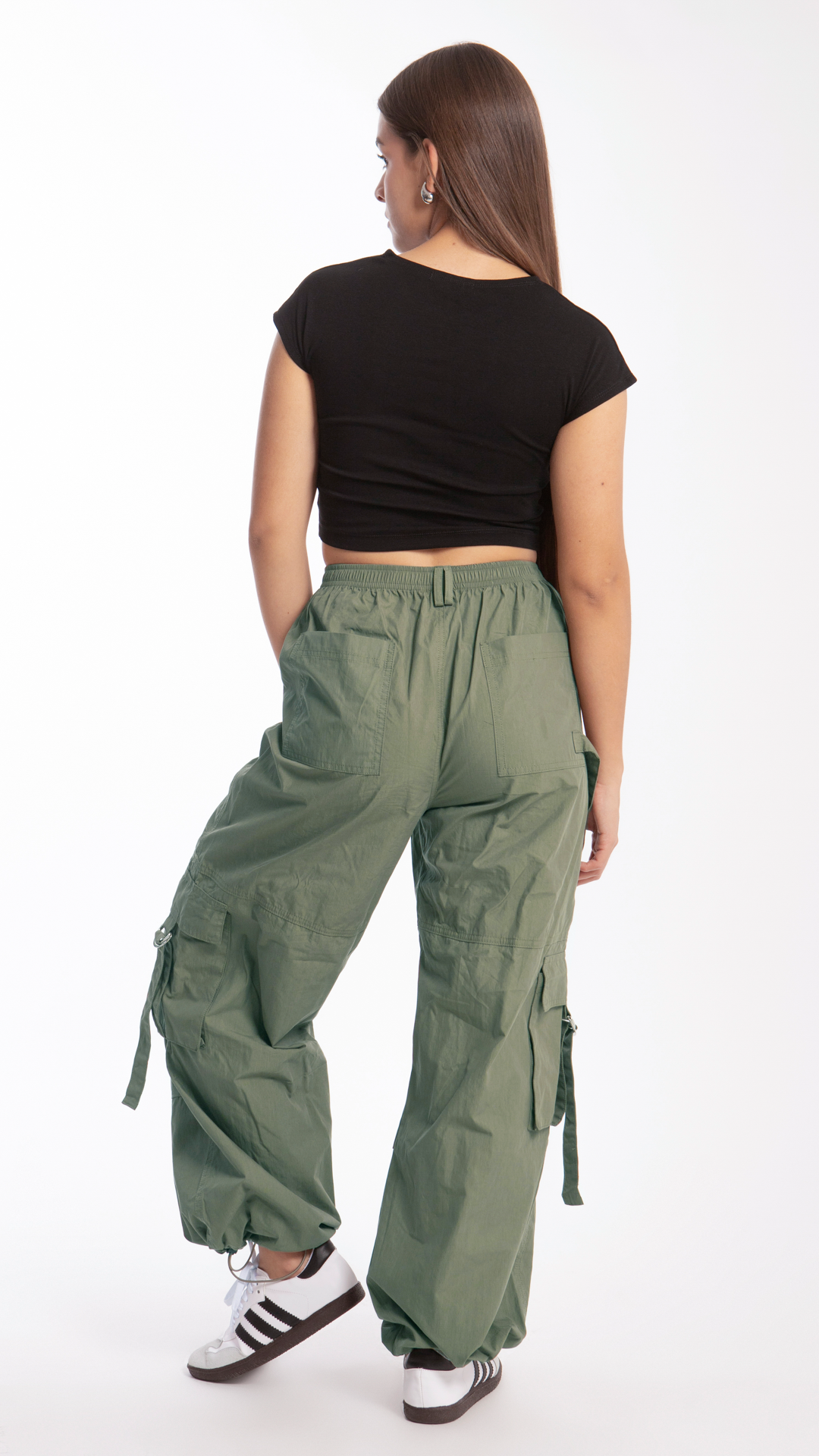 Pantalón Parachute Para Mujer B Basic BB0132