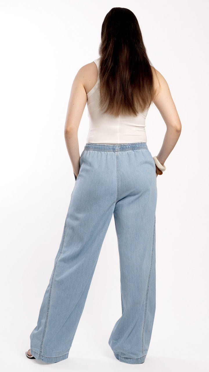 Pantalón Wide Leg Mujer B Basic BB0331