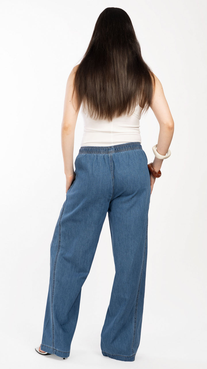 Pantalón Wide Leg Mujer B Basic BB0331