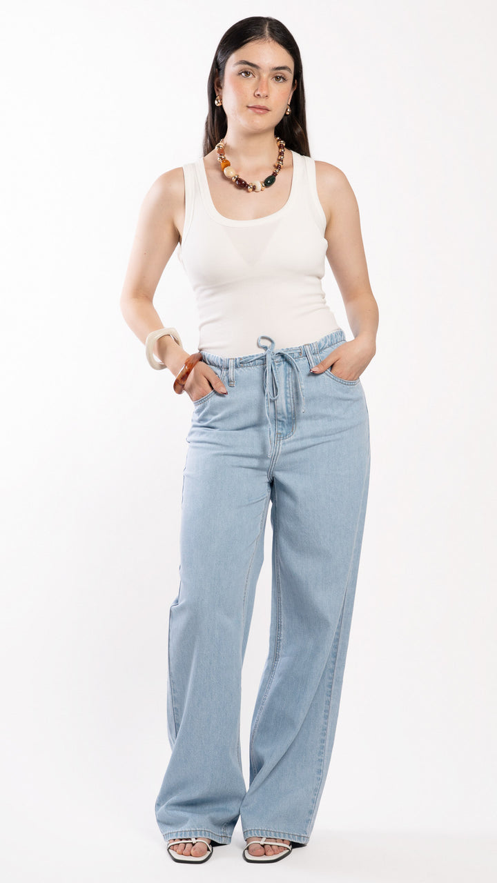 Pantalón Wide Leg Mujer B Basic BB0332