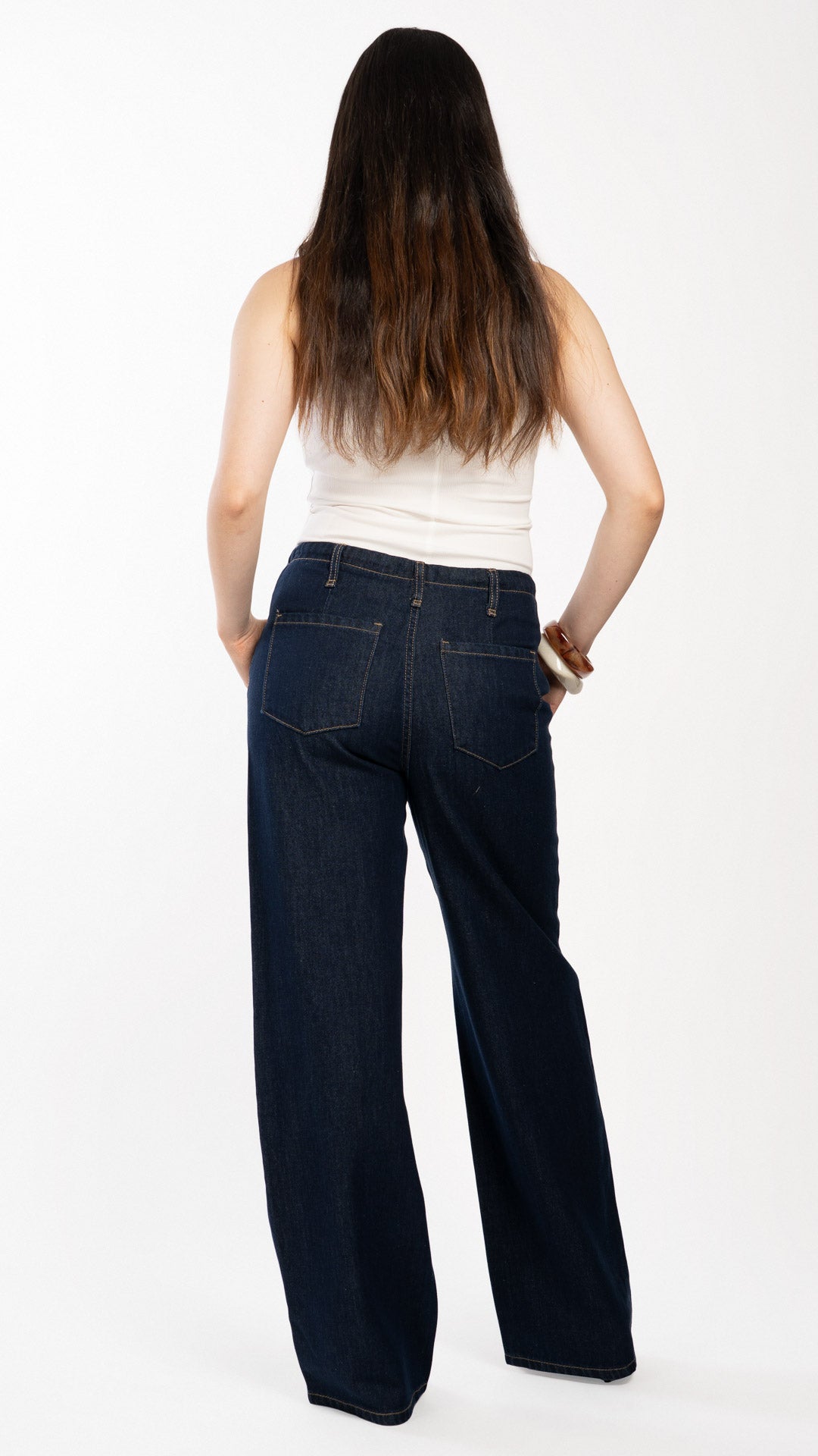 Pantalón Wide Leg Mujer B Basic BB0332