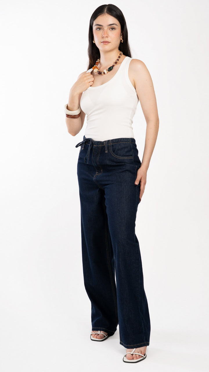 Pantalón Wide Leg Mujer B Basic BB0332