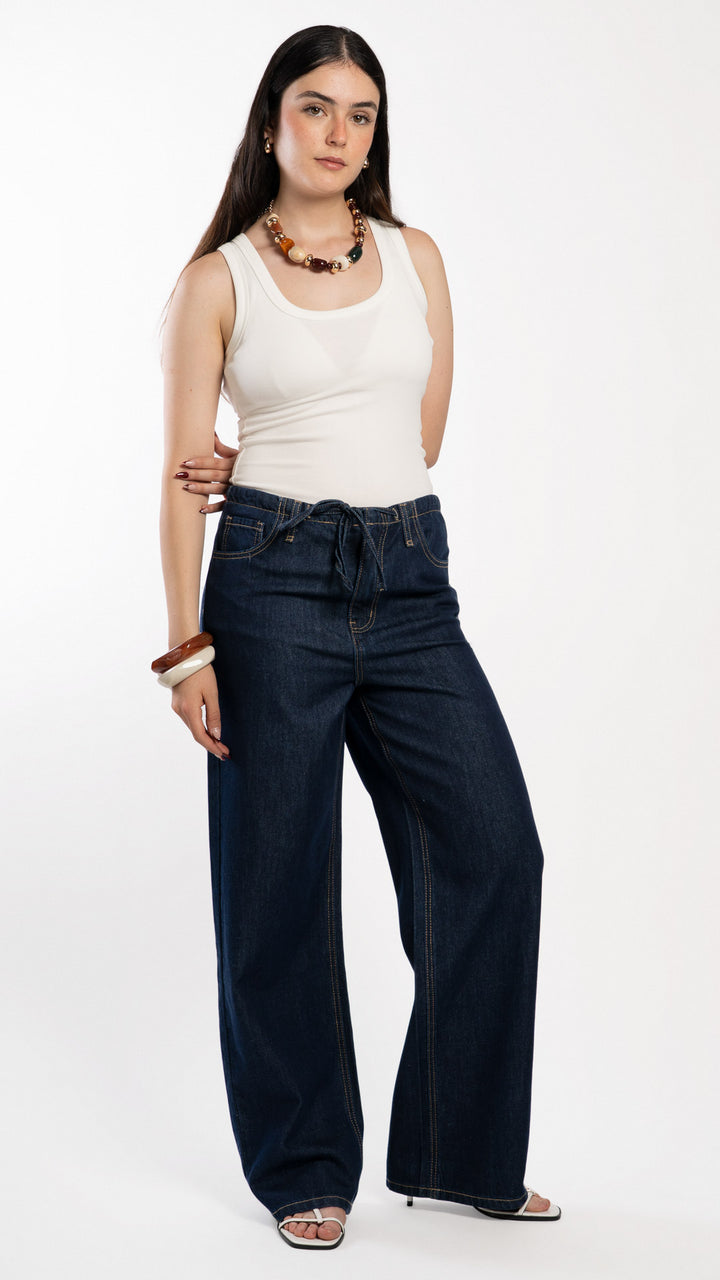 Pantalón Wide Leg Mujer B Basic BB0332