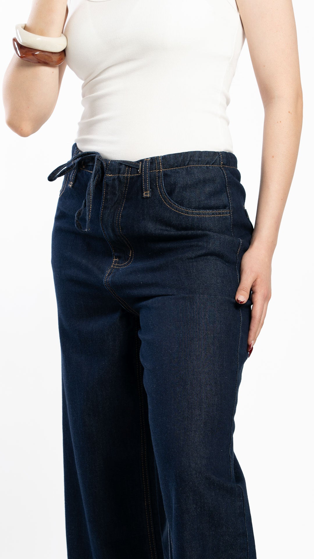 Pantalón Wide Leg Mujer B Basic BB0332