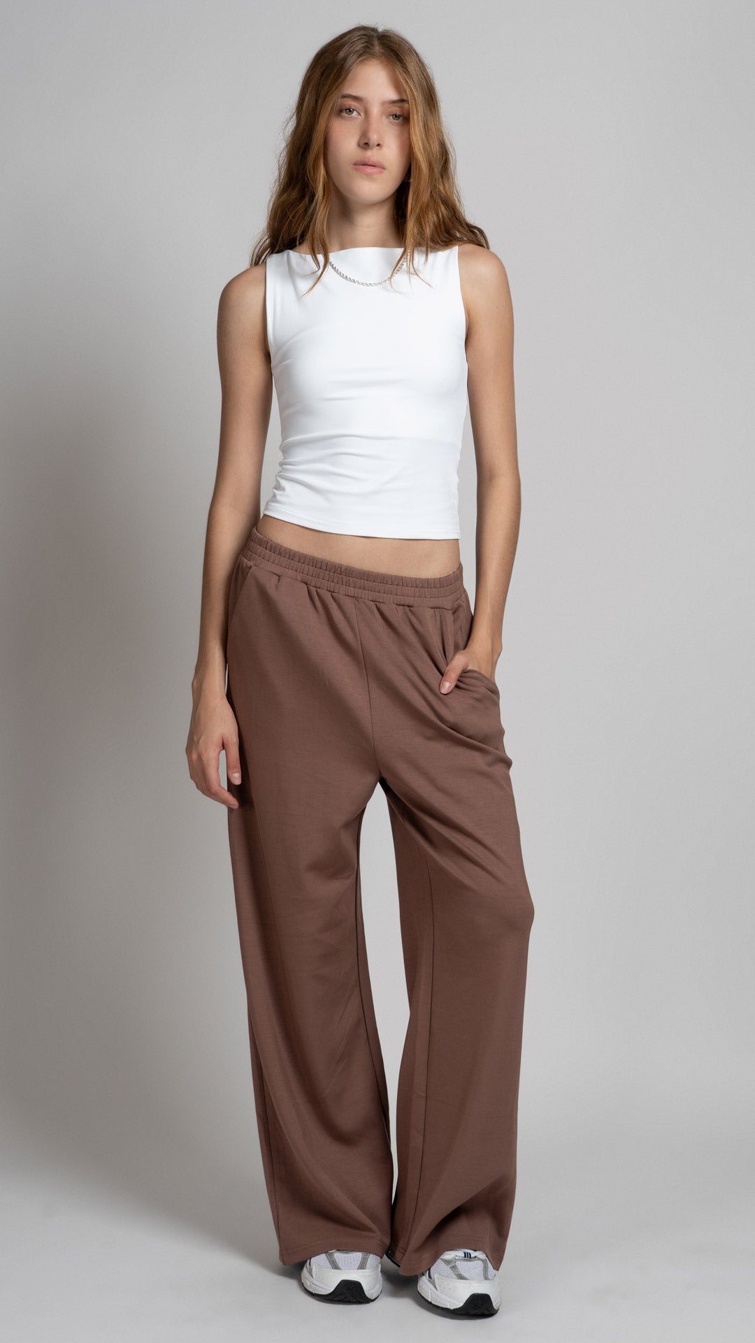 Pantalón Wide Leg Mujer B Basic BB0358