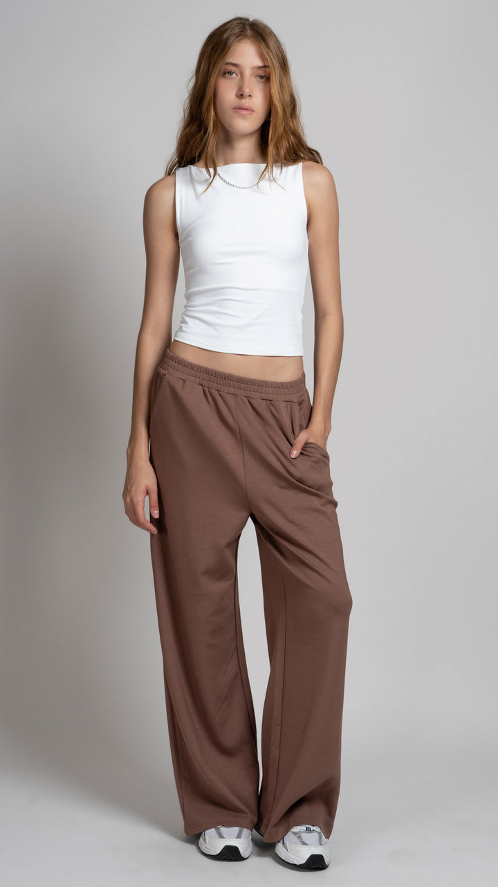 Pantalón Wide Leg Mujer B Basic BB0358