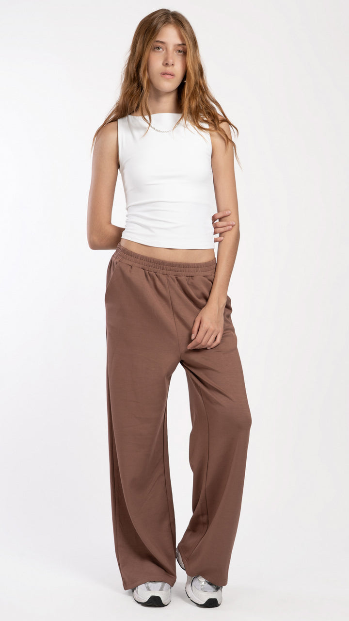 Pantalón Wide Leg Mujer B Basic BB0358