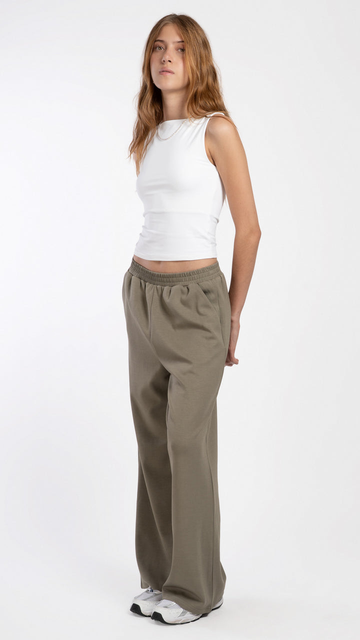 Pantalón Wide Leg Mujer B Basic BB0358