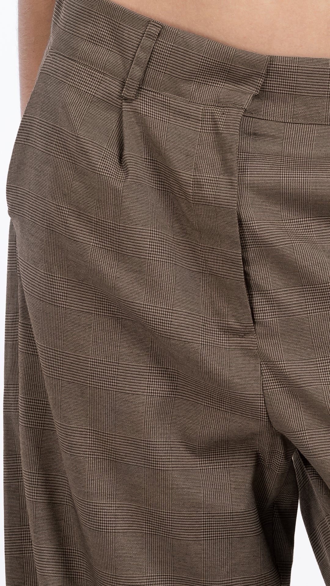 Pantalón De Cuadros Mujer B Basic BB0391
