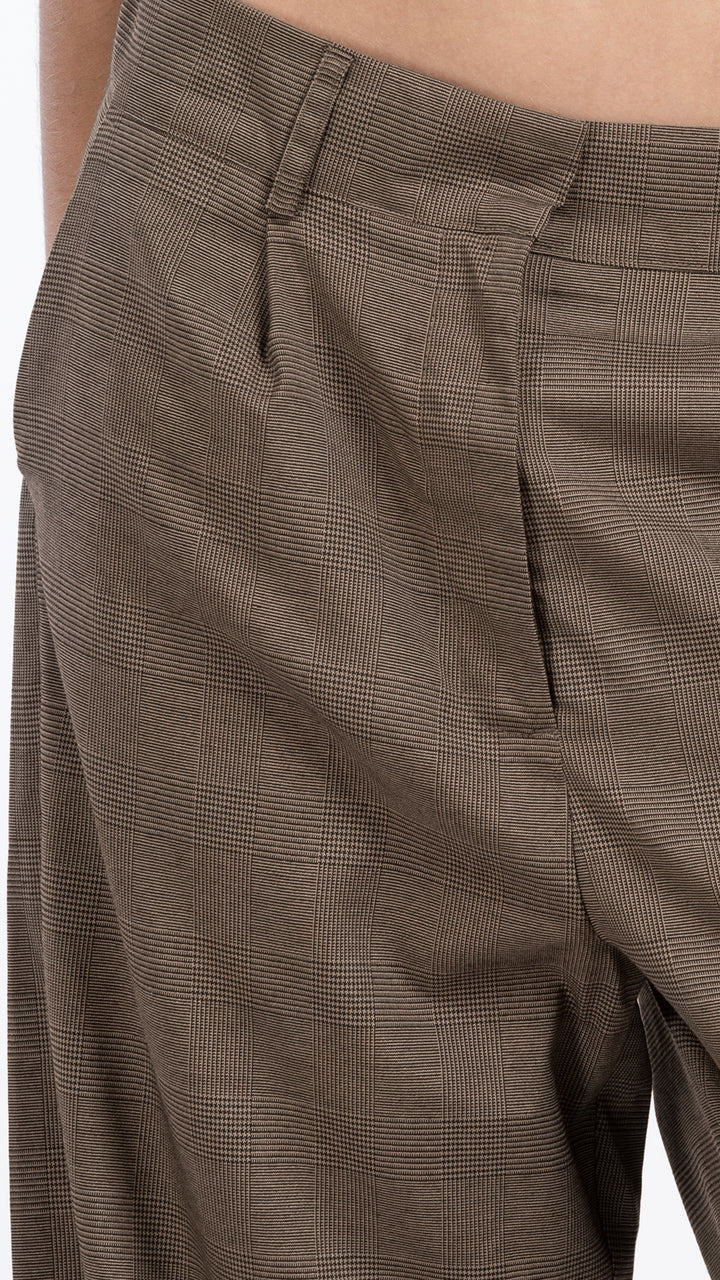 Pantalón De Cuadros Mujer B Basic BB0391