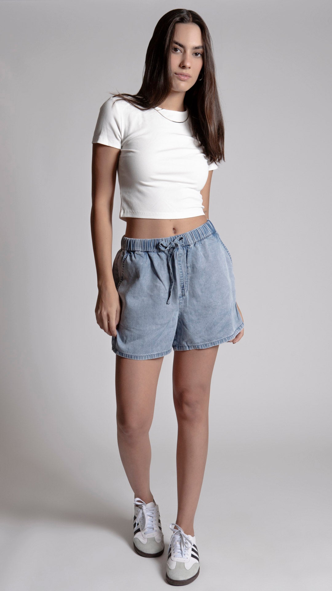 Short Mujer Tipo Mezclilla B Basic BB7064
