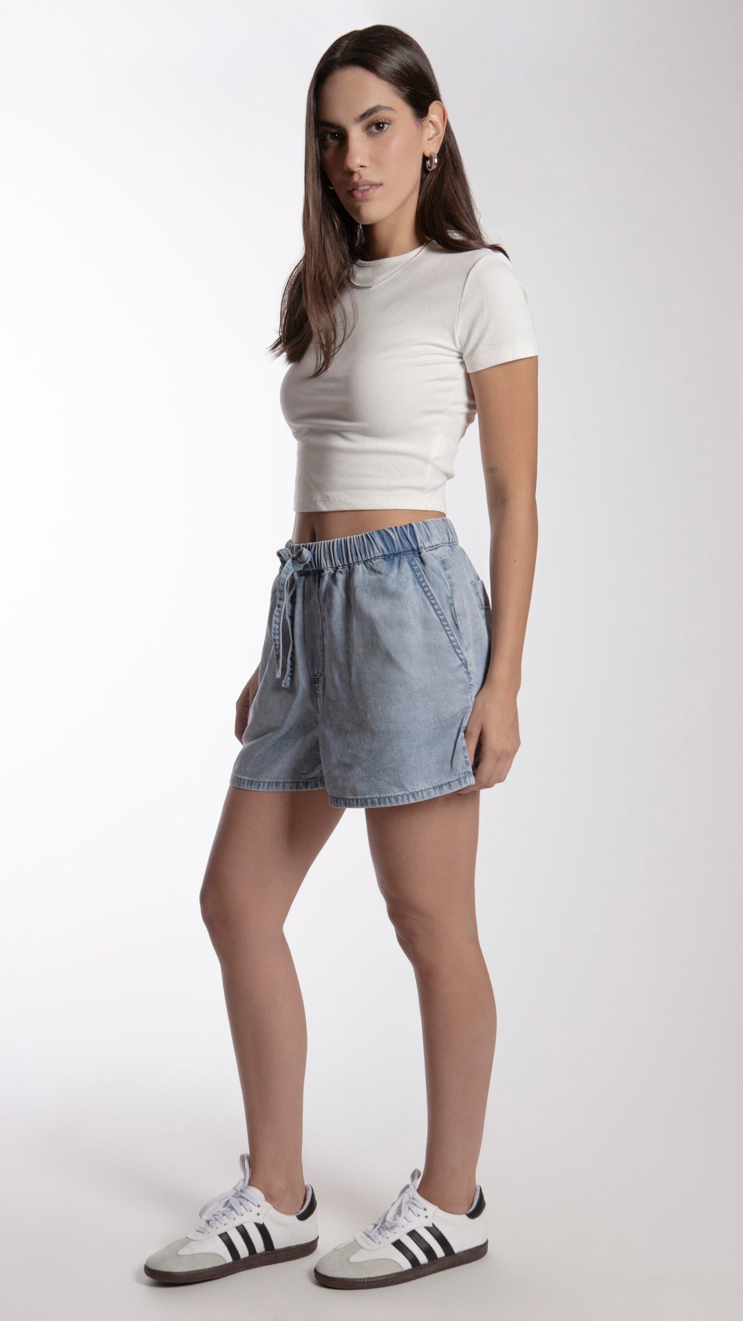 Short Mujer Tipo Mezclilla B Basic BB7064
