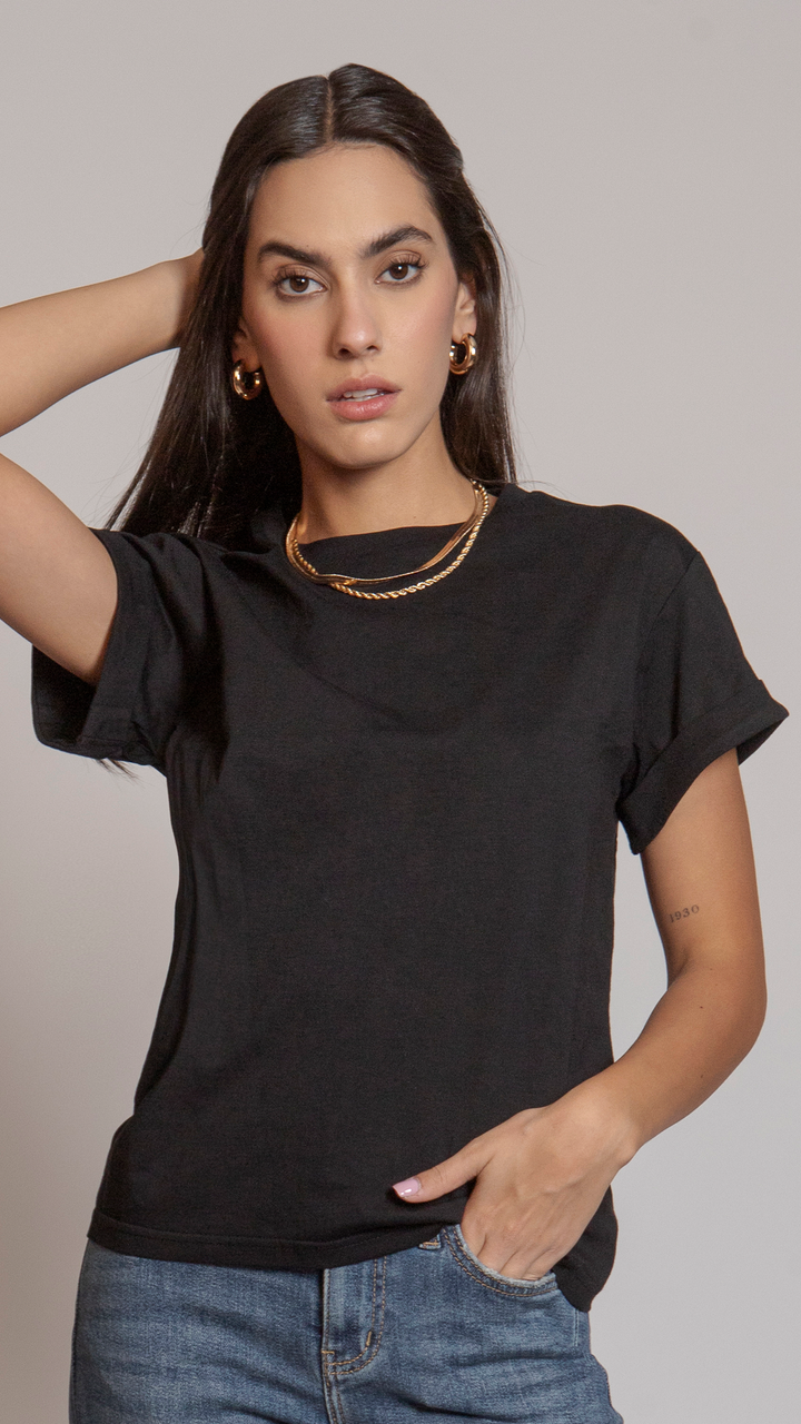 blusa-mujer-negra-manga-corta-balam