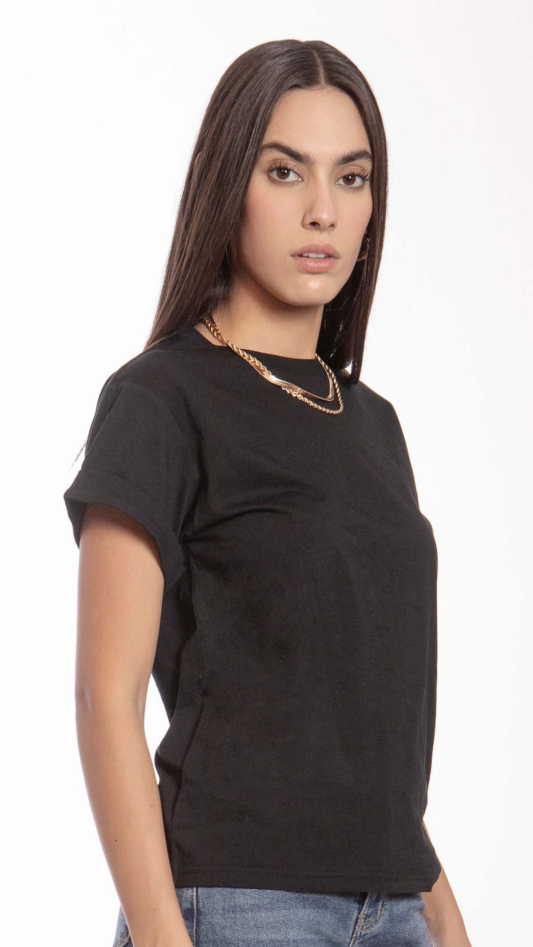 blusa-basica-negra-manga-corta-mujer