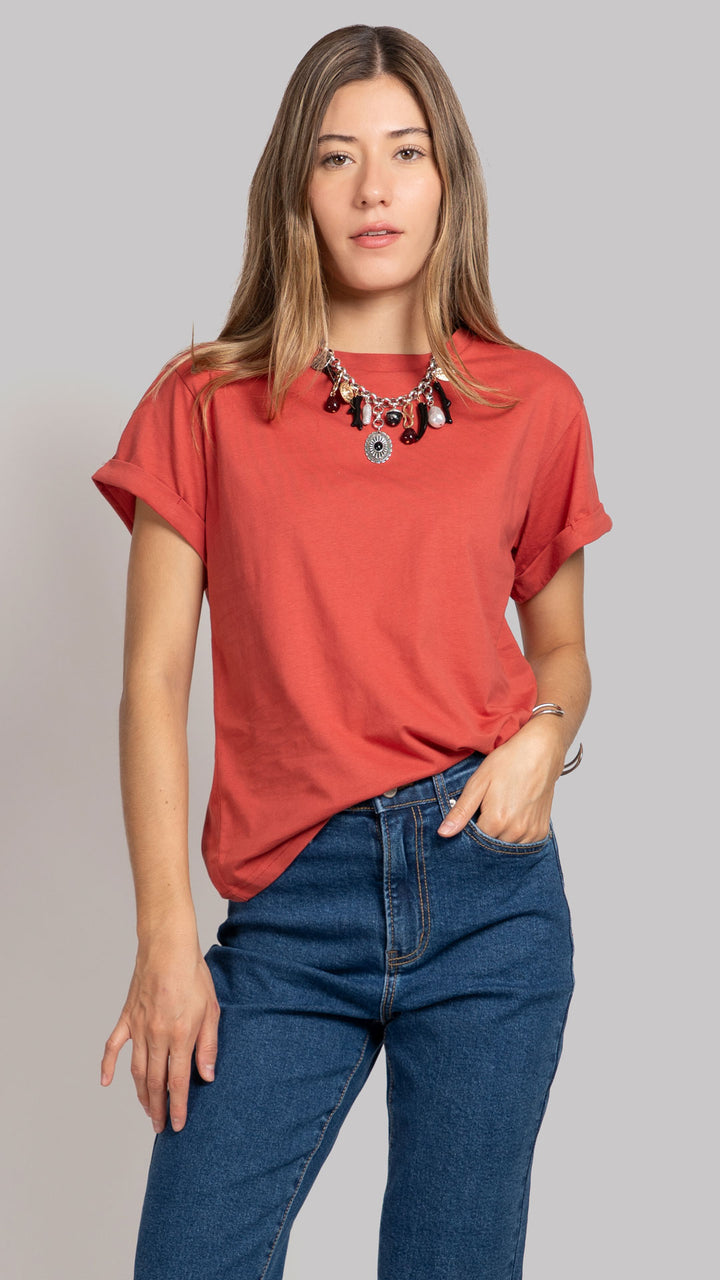 Blusa Manga Corta Mujer B Basic BB0011
