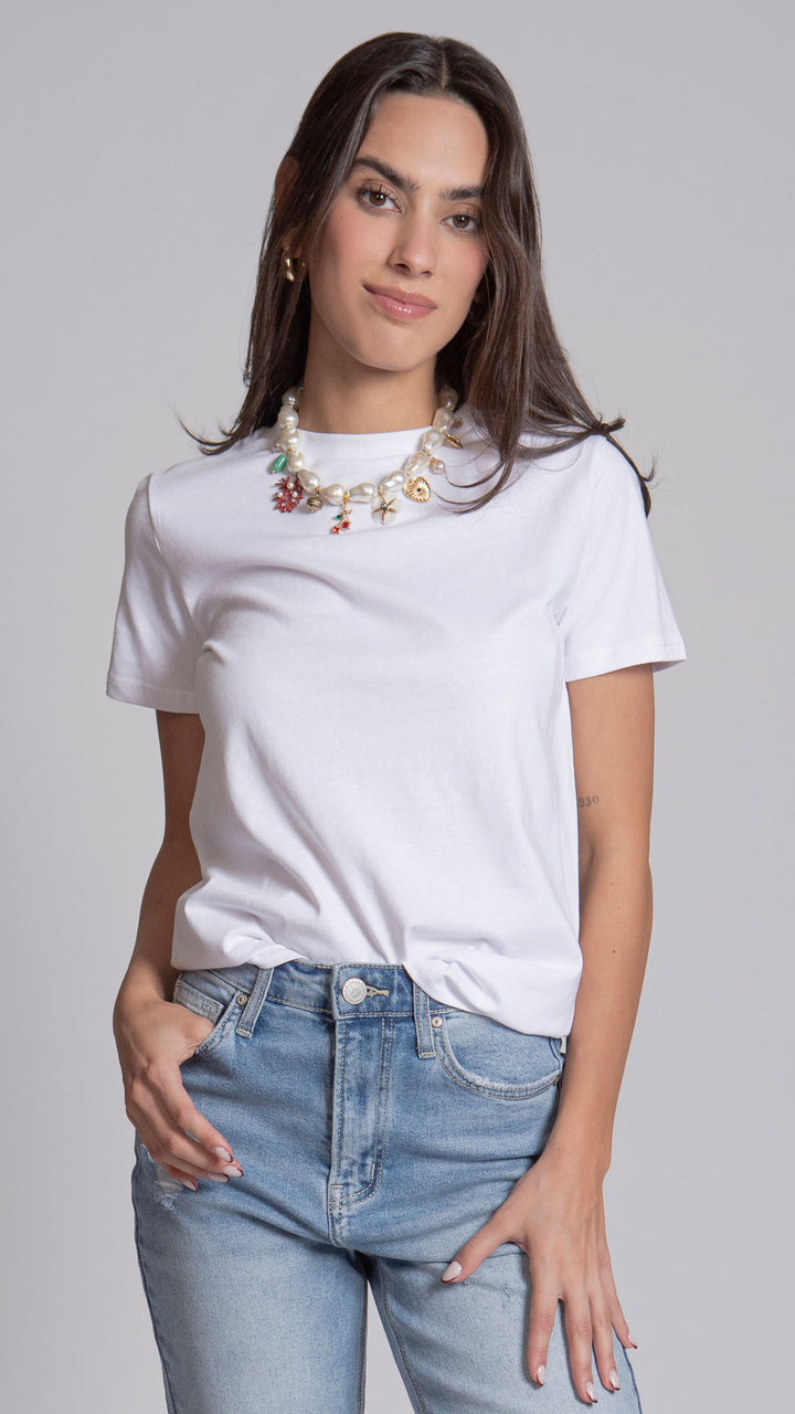 Blusa Manga Corta Mujer B Basic BB0037