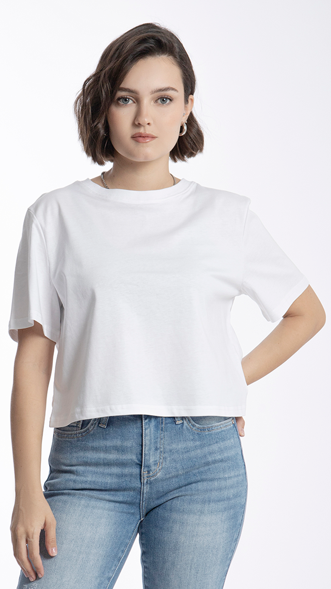 Blusa Con Manga Corta Para Mujer B Basic BB0068