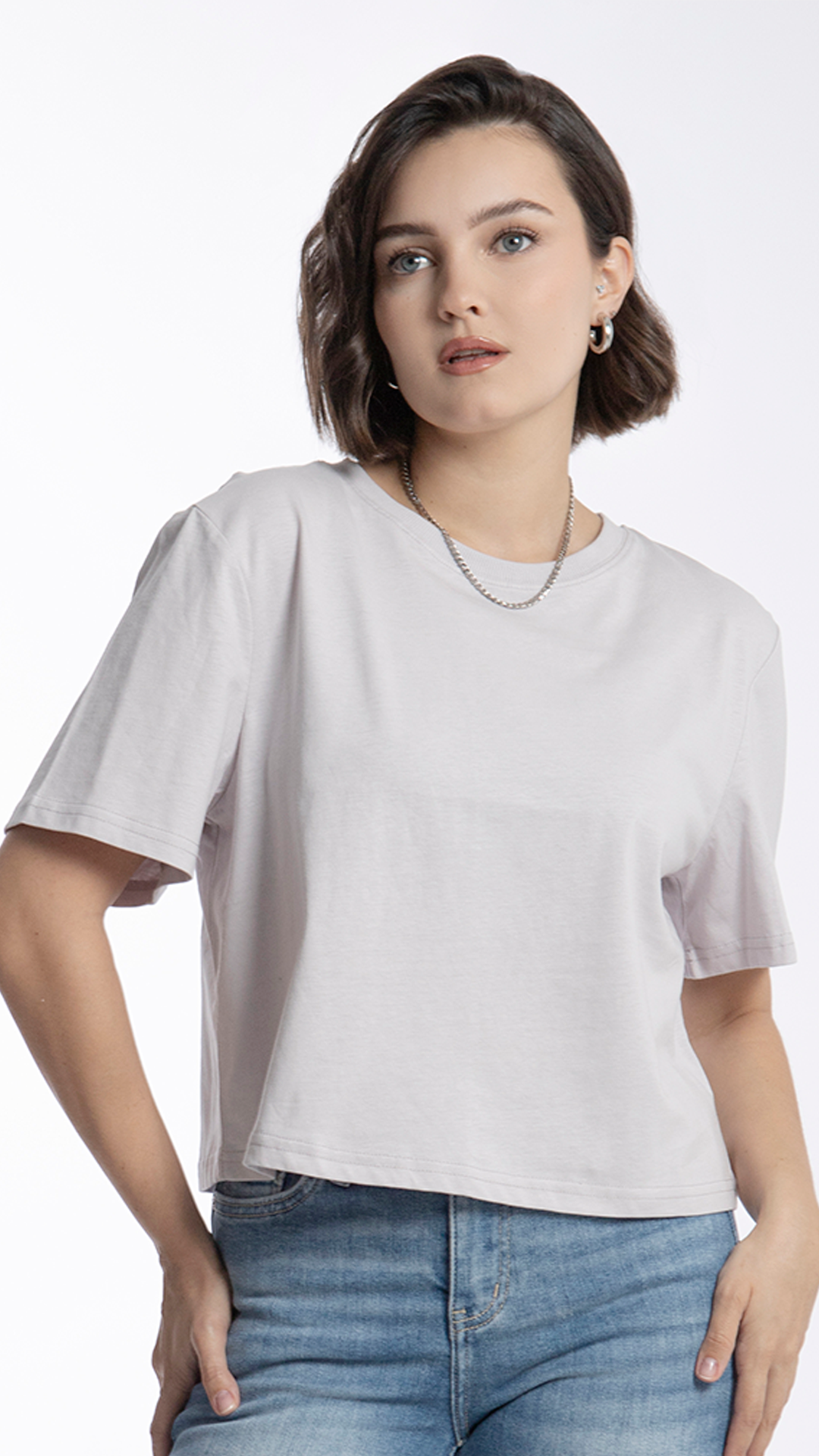 Blusa Con Manga Corta Para Mujer B Basic BB0068