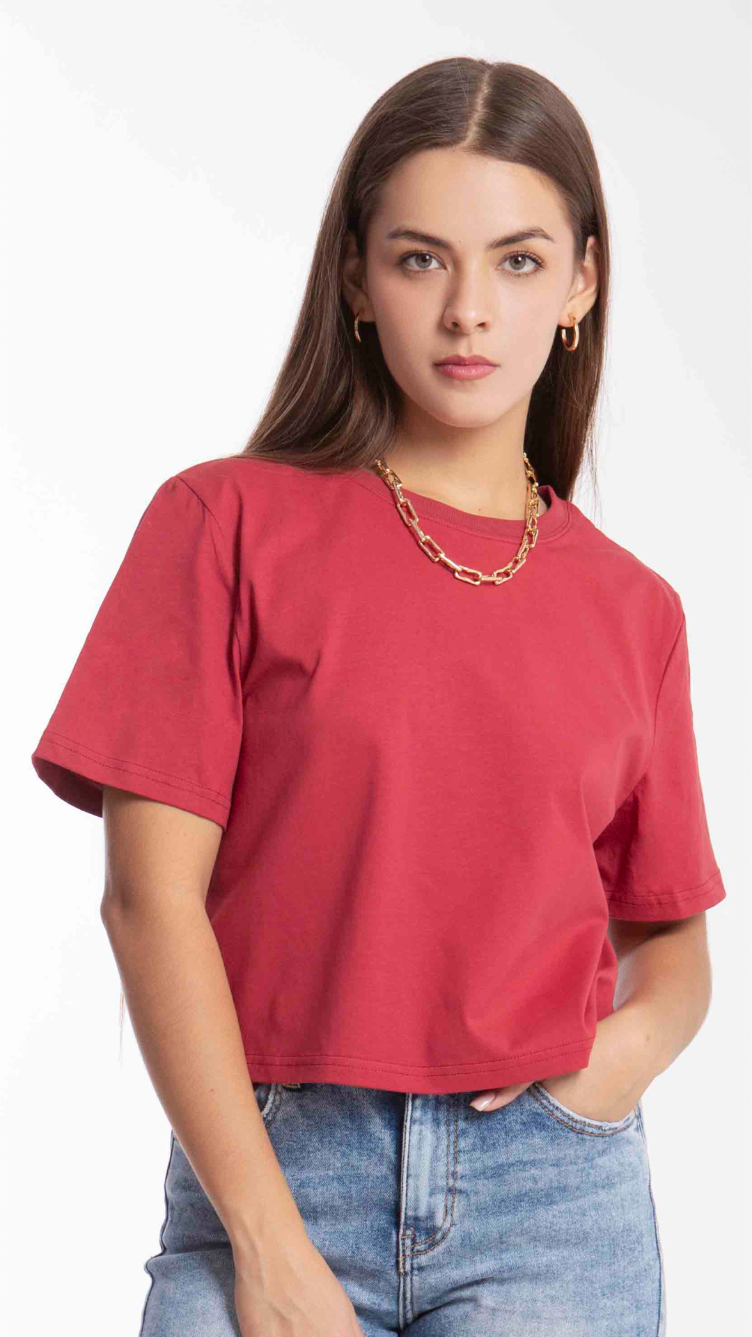 Blusa Con Manga Corta Para Mujer B Basic BB0068