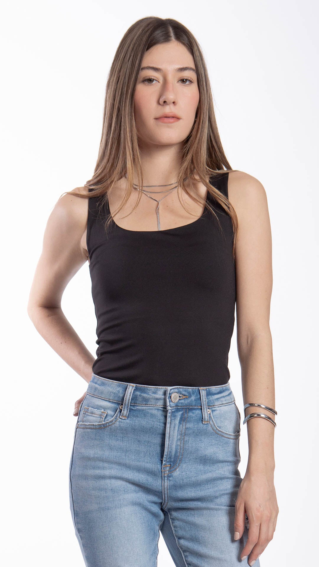 Blusa Sin Mangas Mujer B Basic BB0082