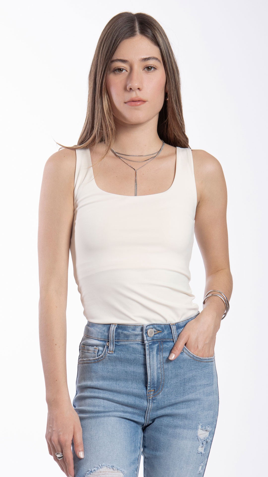 Blusa Sin Mangas Mujer B Basic BB0082