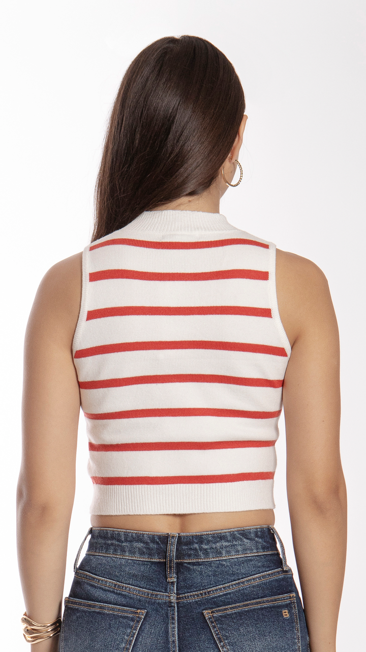 blusa-corta-rayada-cuello-alto-terracota