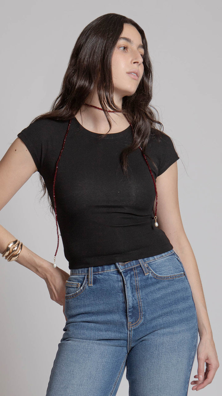 Blusa Crop Mujer B Basic BB0127
