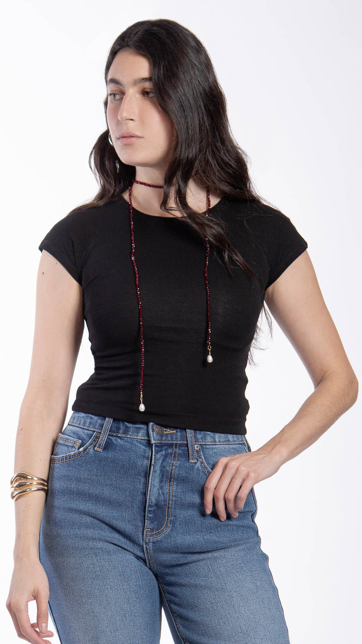 Blusa Crop Mujer B Basic BB0127