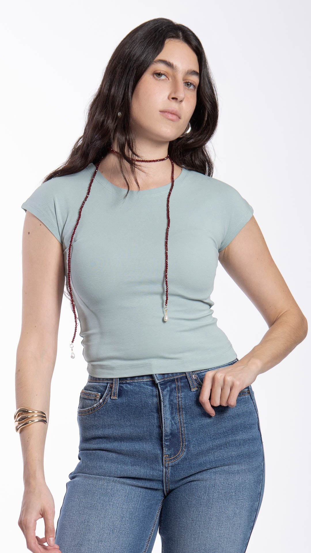 Blusa Crop Mujer B Basic BB0127