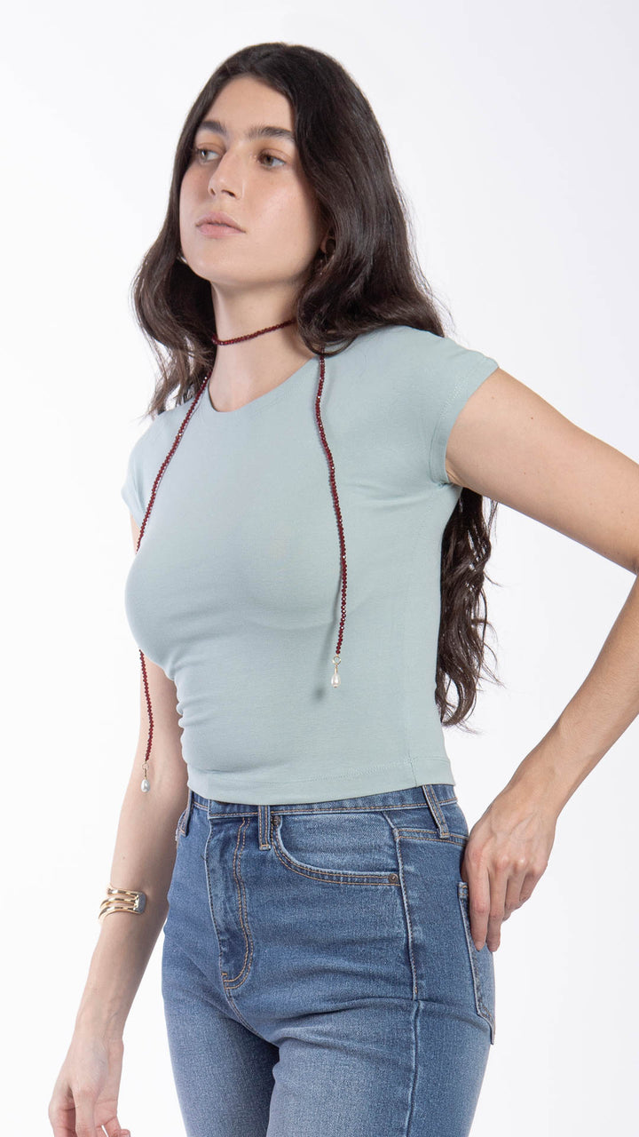 Blusa Crop Mujer B Basic BB0127