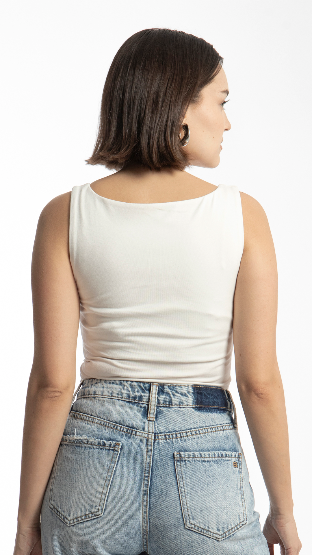 Blusa Con Escote Asimétrico Para Mujer B Basic BB0152