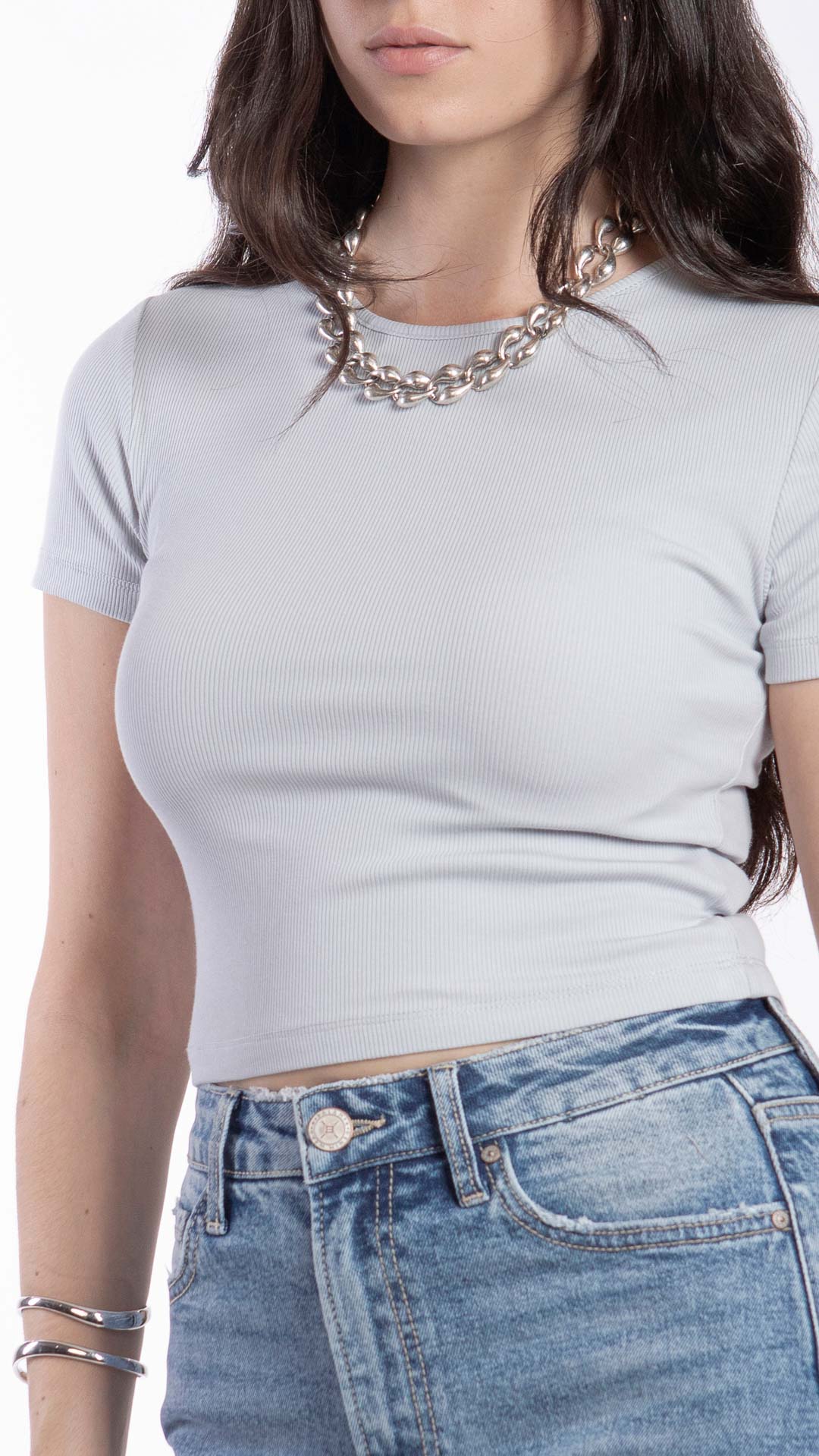 Blusa Crop Mujer B Basic BB0177