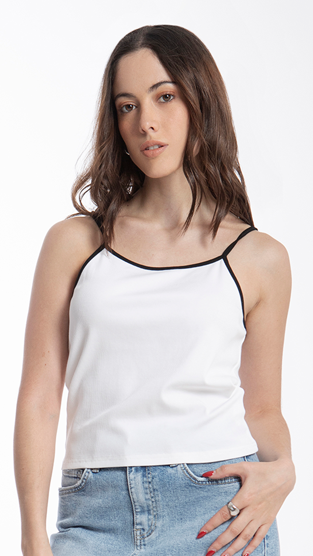 Blusa De Tirantes Para Mujer B Basic BB0188