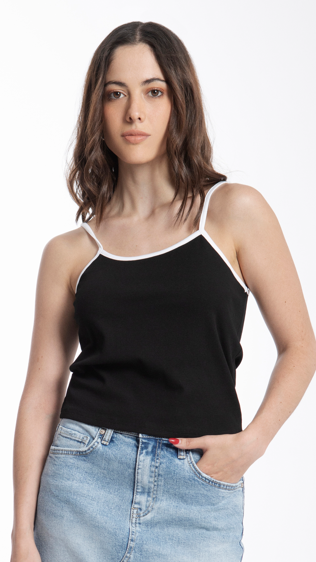 Blusa De Tirantes Para Mujer B Basic BB0188