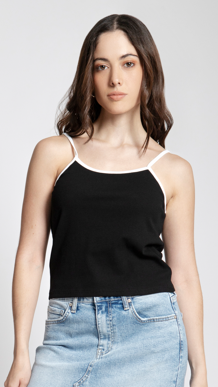 Blusa De Tirantes Para Mujer B Basic BB0188